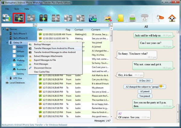 transfer all WhatsApp chats