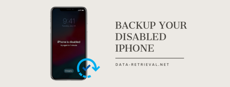 backup disabled iPhone X