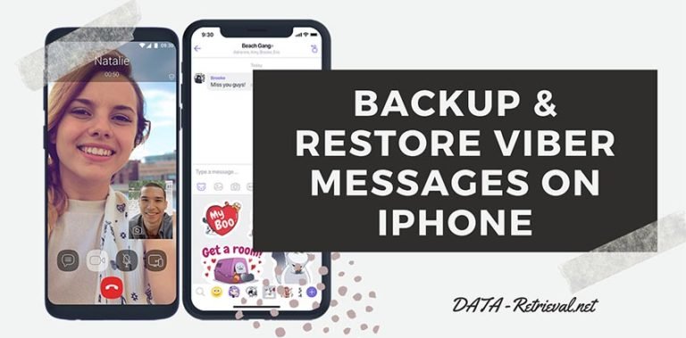backup restore Viber messages iPhone
