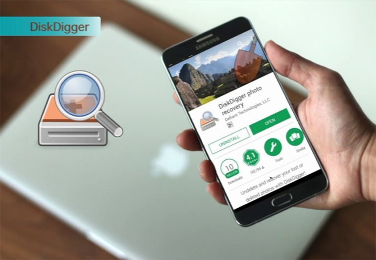 Diskdigger app install