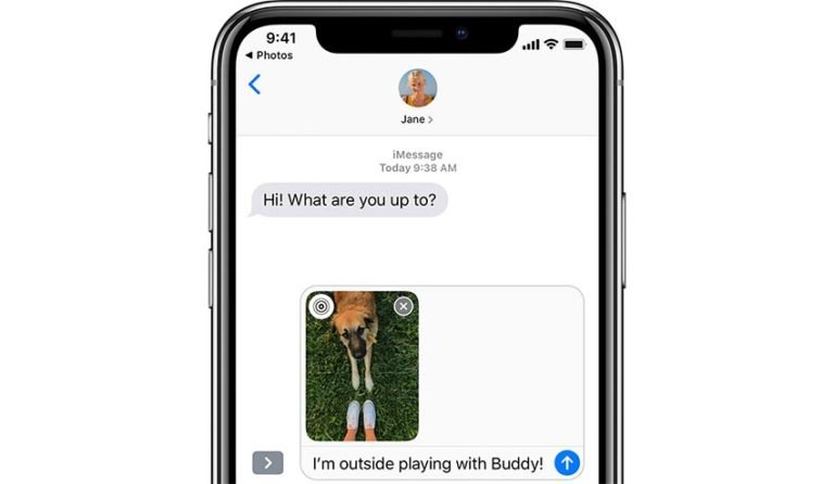 iPhone X iMessages