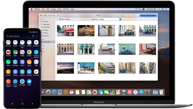 transfer Android files to Mac